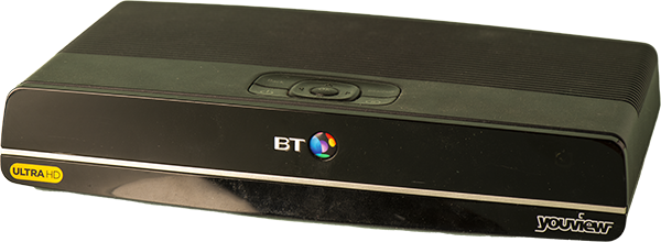 BT 4K TV box transparent background